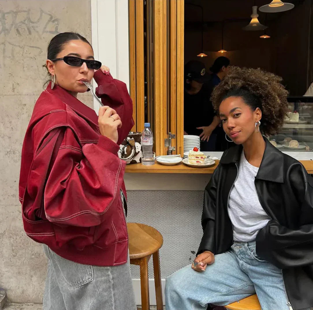 Ruby | Urban Oversized Leren Jack