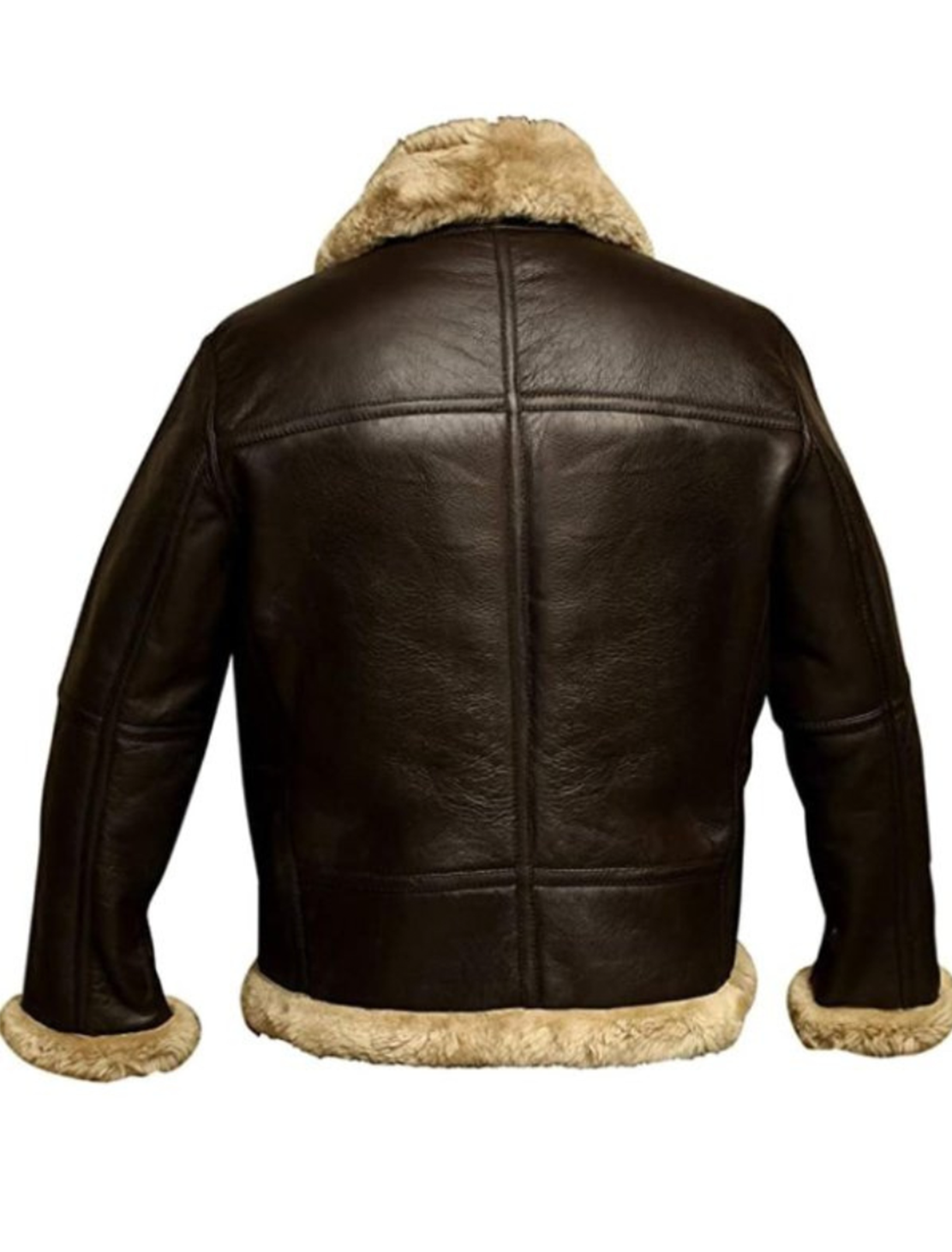 Schwere Pelzlederjacke