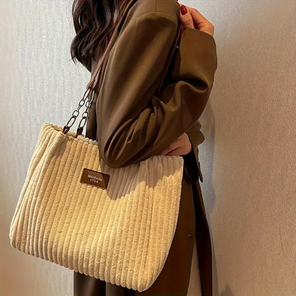 Samt Baumwoll Kord Tasche
