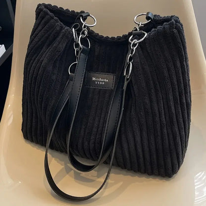Samt Baumwoll Kord Tasche
