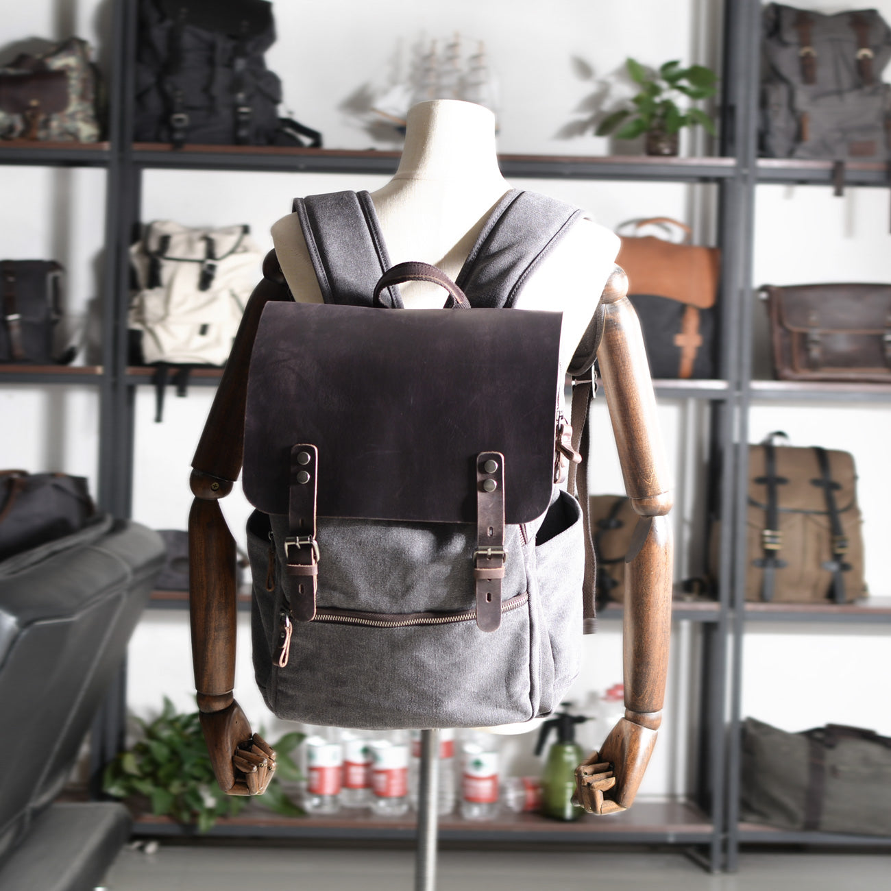 Rucksack aus Baumwollgewebe