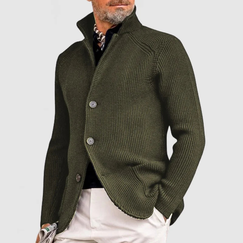 Klassische Premium Strickjacke