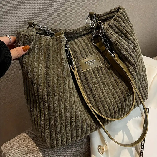 Samt Baumwoll Kord Tasche
