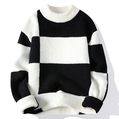 Schwerer Strickpullover