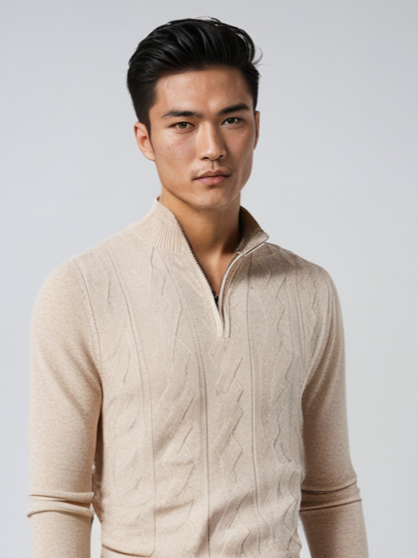 Kabel Strick Pullover