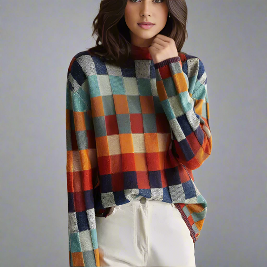 Mosaik Rollkragenpullover