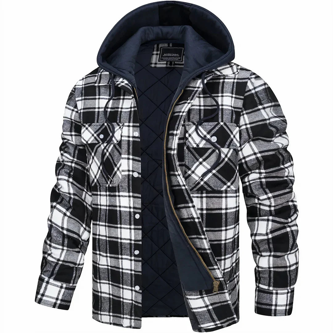 Schwere Winterflanell Hoodie